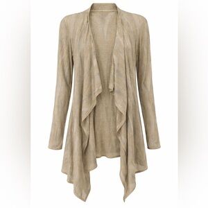 I.N.C. Women's Draped Open-Front Cardigan Sweater